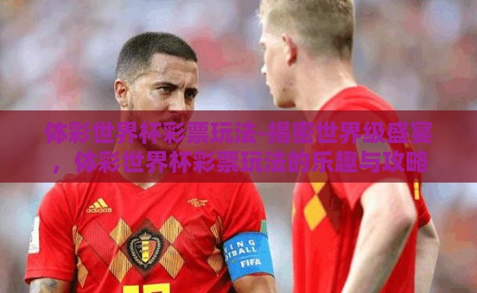 体彩世界杯彩票玩法-揭密世界级盛宴，体彩世界杯彩票玩法的乐趣与攻略