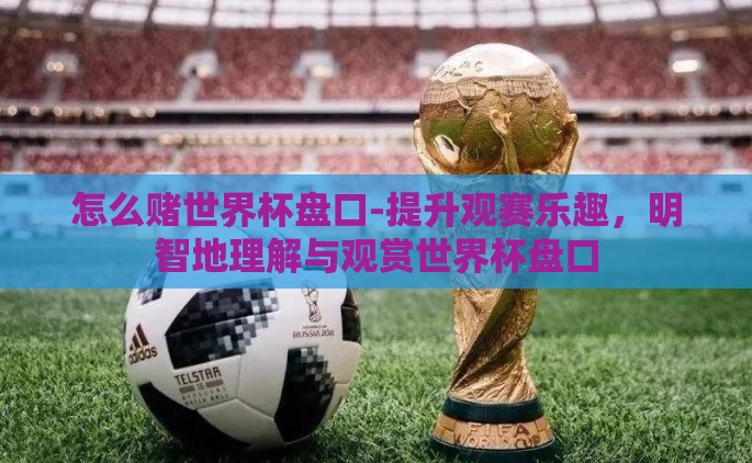 怎么赌世界杯盘口-提升观赛乐趣，明智地理解与观赏世界杯盘口