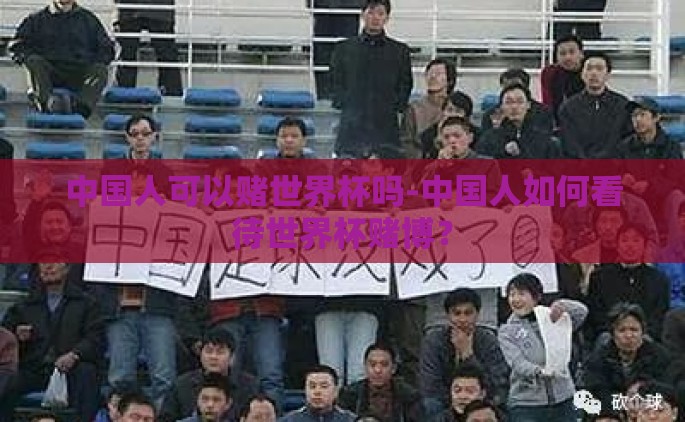 中国人可以赌世界杯吗-中国人如何看待世界杯赌博？