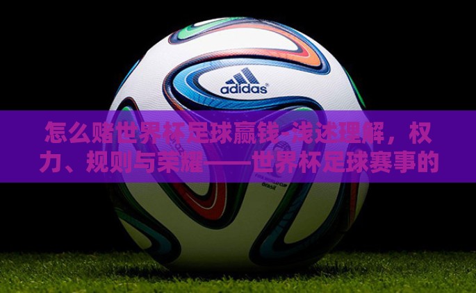 怎么赌世界杯足球赢钱-浅述理解，权力、规则与荣耀——世界杯足球赛事的博弈与策略