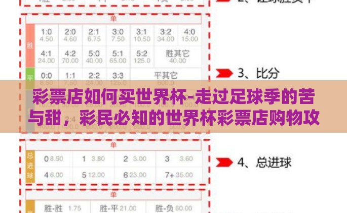 彩票店如何买世界杯-走过足球季的苦与甜，彩民必知的世界杯彩票店购物攻略