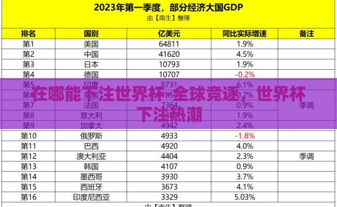 在哪能下注世界杯-全球竞逐，世界杯下注热潮