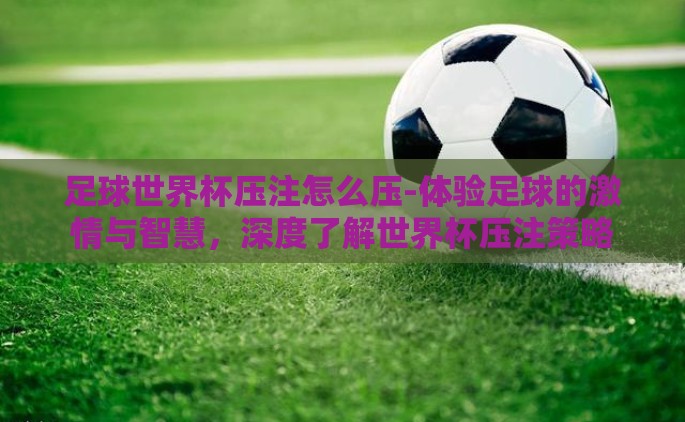 足球世界杯压注怎么压-体验足球的激情与智慧，深度了解世界杯压注策略