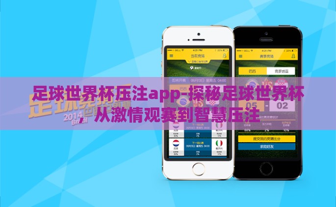 足球世界杯压注app-探秘足球世界杯，从激情观赛到智慧压注