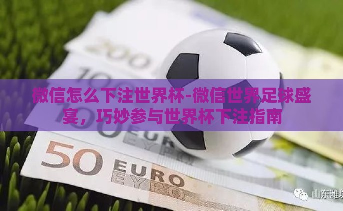 微信怎么下注世界杯-微信世界足球盛宴，巧妙参与世界杯下注指南