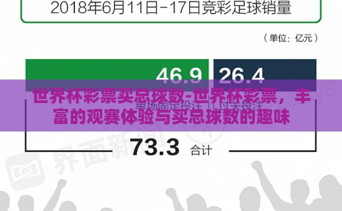 世界杯彩票买总球数-世界杯彩票，丰富的观赛体验与买总球数的趣味