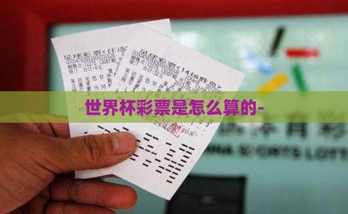 世界杯彩票是怎么算的-